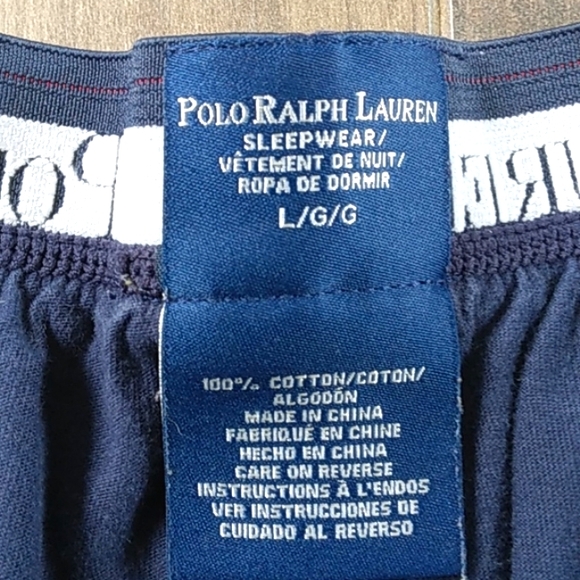 RALPH LAUREN LARGE POLO SLEEPWARE PANTS COTTON MENS L - Picture 3 of 5